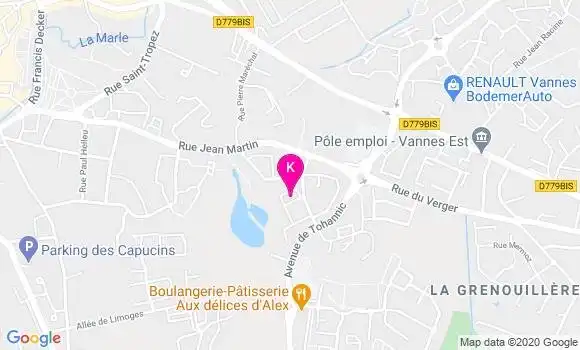 Localisation Nathalie Lombard Cheret