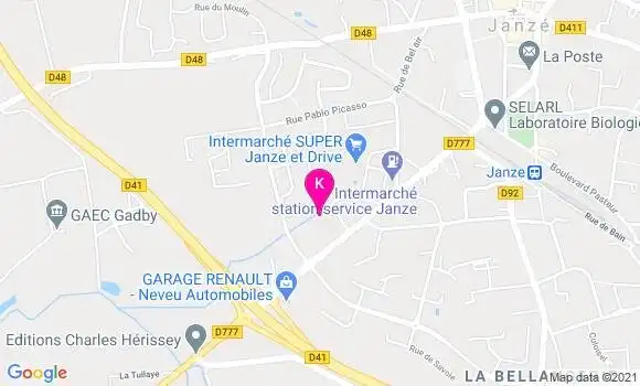 Localisation Yolande Boury