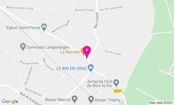 Localisation Sandrine Cuoc