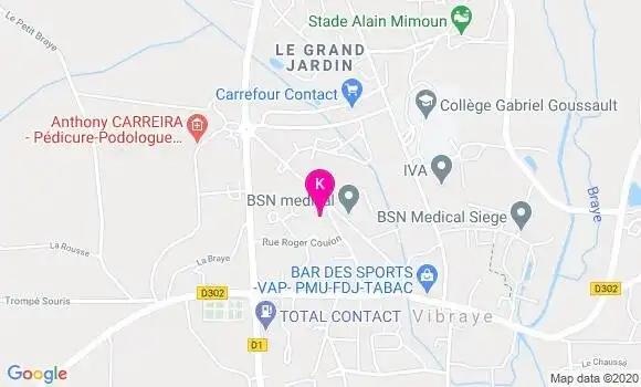 Localisation Elodie Cabart