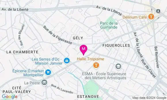 Localisation Elise Escande