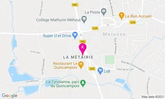 Localisation Benjamin Nicolo