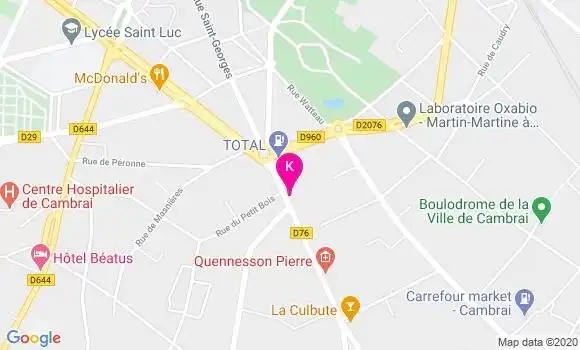 Localisation Steve Caron
