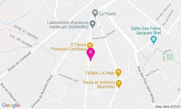 Localisation Vincent Cousino