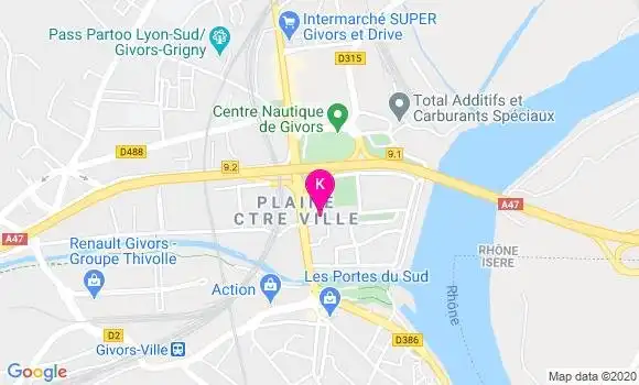 Localisation Fabrice Coustes