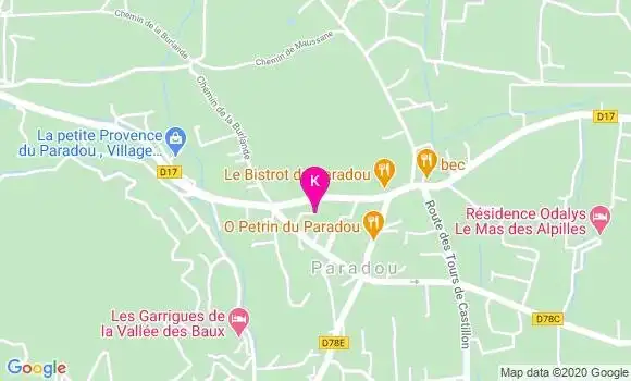 Localisation Caroline Bourrillon