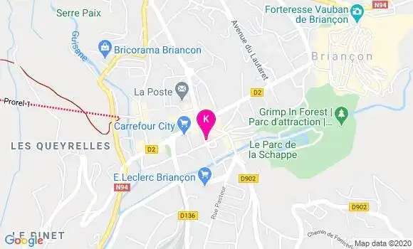 Localisation Giuseppe Cafueri