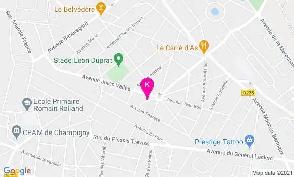 Localisation Isabelle Potelune Robert
