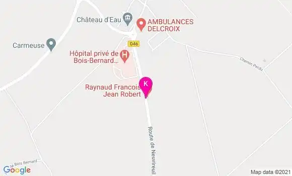 Localisation Nicolas Gaymay