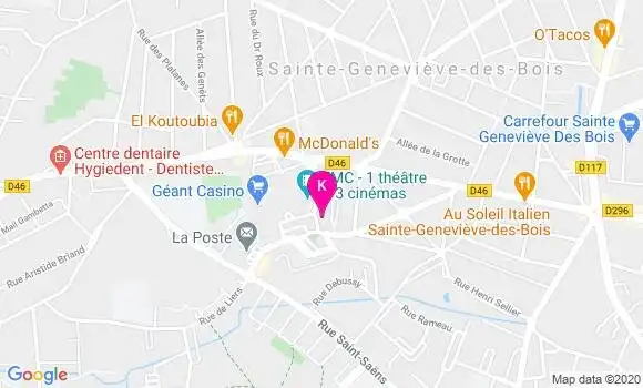 Localisation Xavier Clair