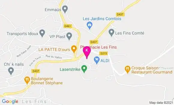 Localisation Romuald Gaume