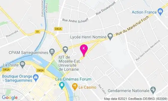 Localisation Marie Eva Martin