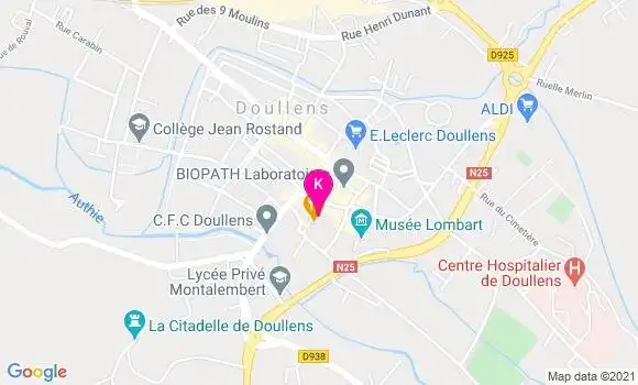 Localisation Caroline Ryckewaert