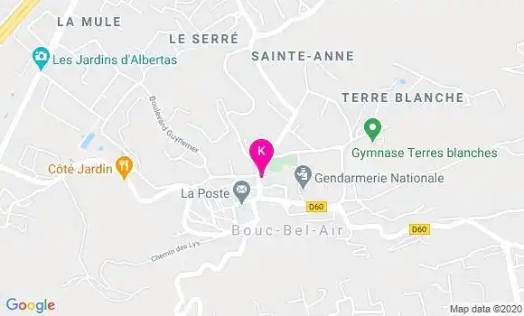 Localisation Aurelia Gauzargues