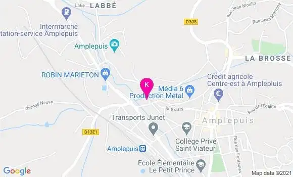 Localisation Virginie Boue