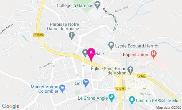 Localisation Herve Guinamard