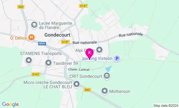 Localisation Arthur Wille
