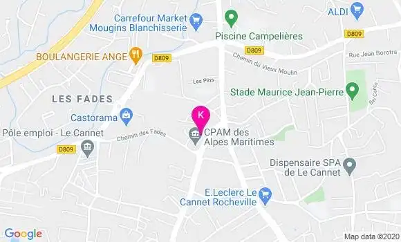 Localisation Xavier Poncet