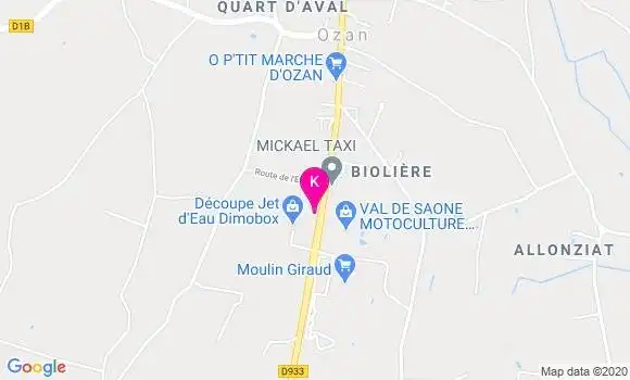Localisation Mireille Dothee