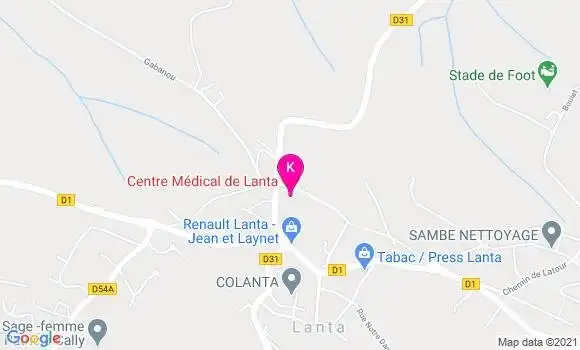 Localisation Sandra Rauly
