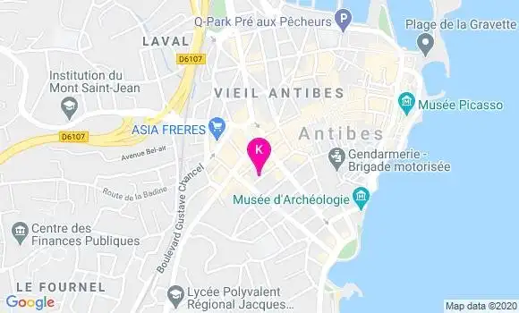 Localisation Thierry Delmarre