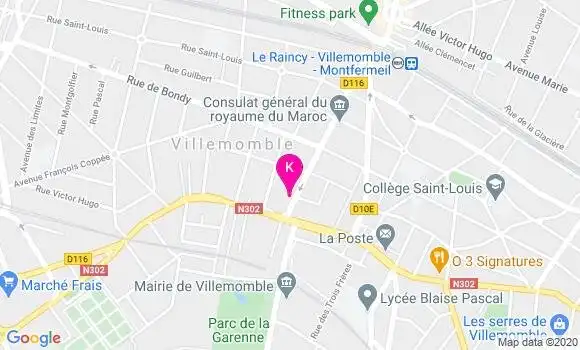 Localisation Stany Vilain