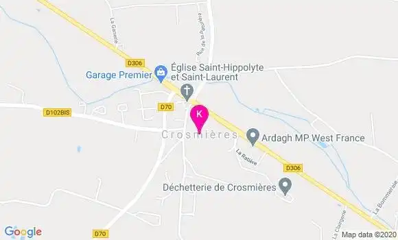 Localisation Jean Sebastien Bouron
