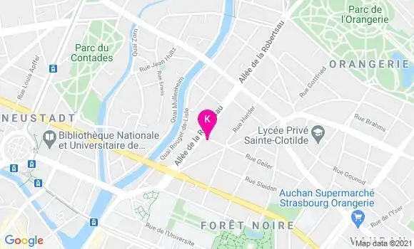 Localisation Amandine Voisinet