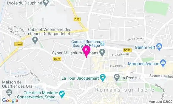 Localisation Claire Mizony