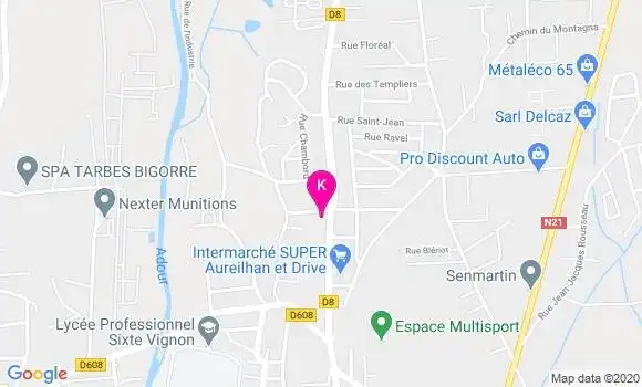Localisation Marie Lavergne Lidar