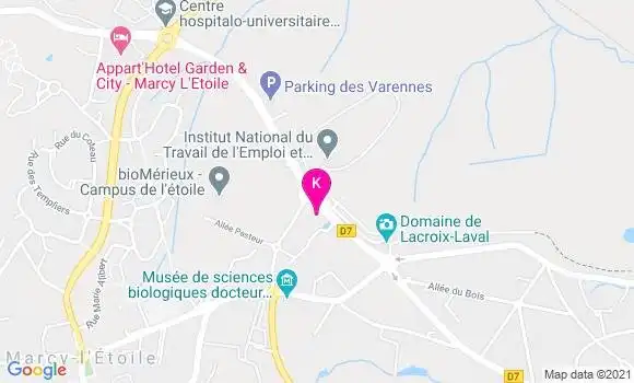 Localisation Ludivine Stevenin