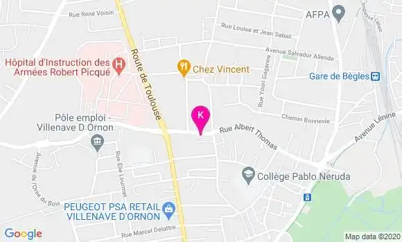Localisation Thomas Boisseau