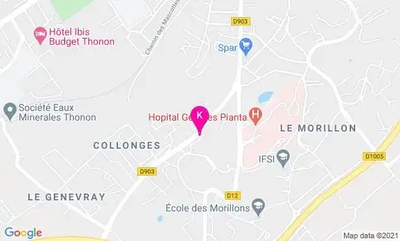Localisation Pauline Rapeaud