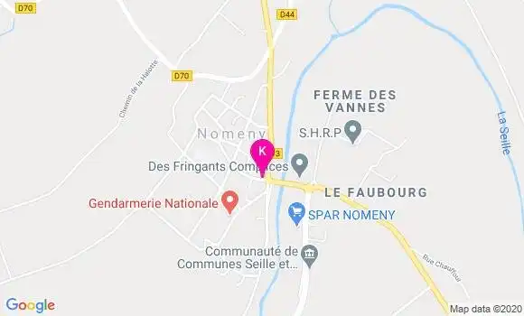 Localisation Isabelle Lemaire