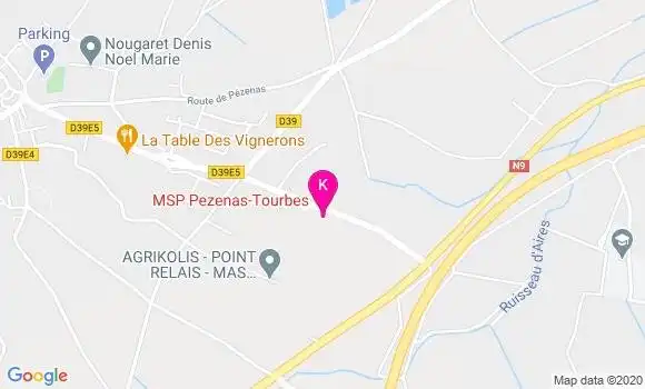 Localisation Adeline Mur