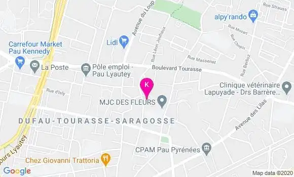 Localisation Patrick Bordinat
