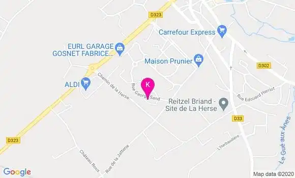 Localisation Elisabeth Perron