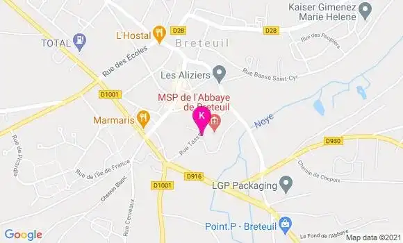 Localisation Jean Louis Mionnet