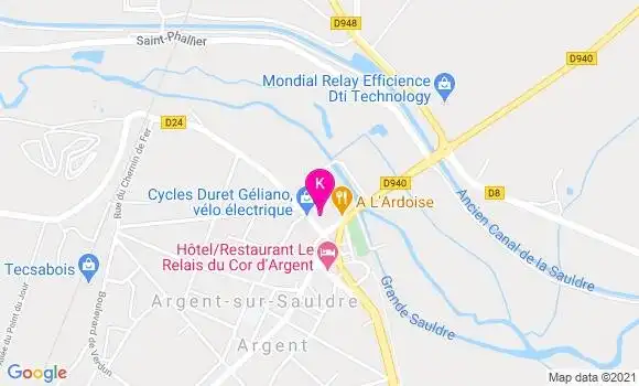 Localisation Sandra Tible