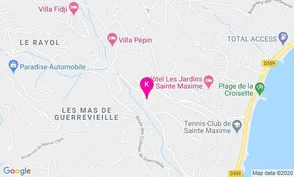 Localisation Frederique Jarrin