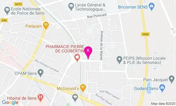 Localisation Bernard Durand