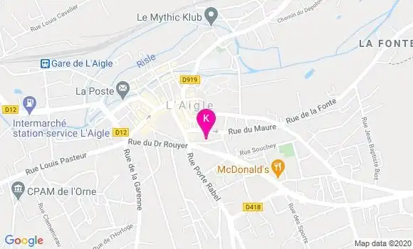 Localisation Pierre Olivier Milon