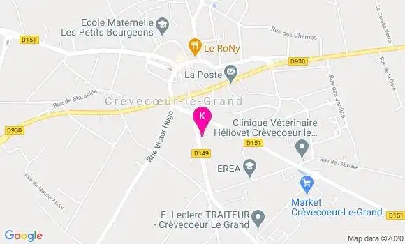 Localisation Lucile Forestier