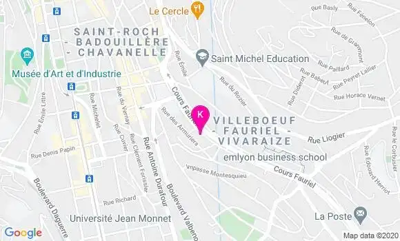 Localisation Pauline Gagniere