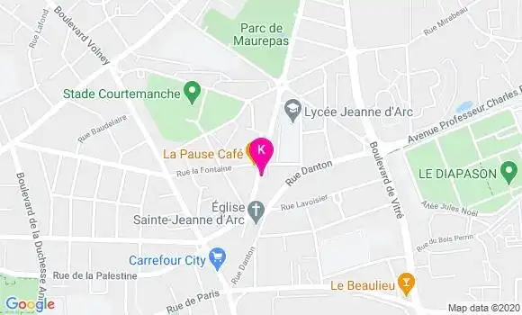 Localisation Jean Marc Poulet