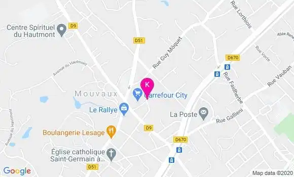 Localisation Vincent Dujardin