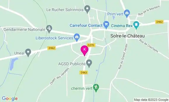 Localisation Amelie Cacheux