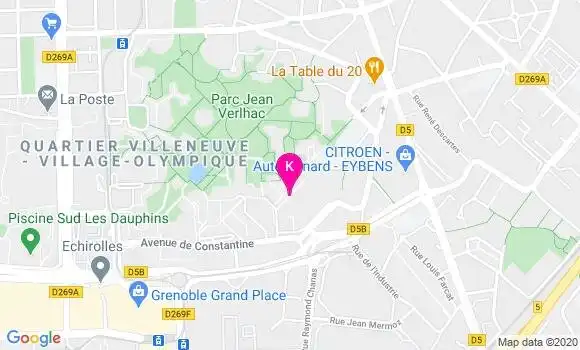 Localisation Sabrina Delecluse