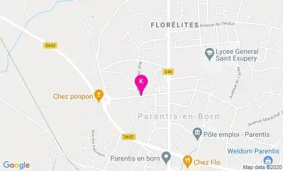 Localisation Emilie Dulout