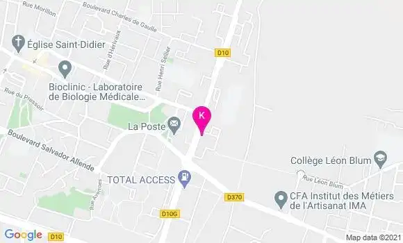 Localisation Fabienne Cuvellier